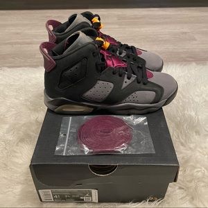 Air Jordan 6 Retro ‘Bordeaux’ (GS) Size 4.5Y. Fits 6W.